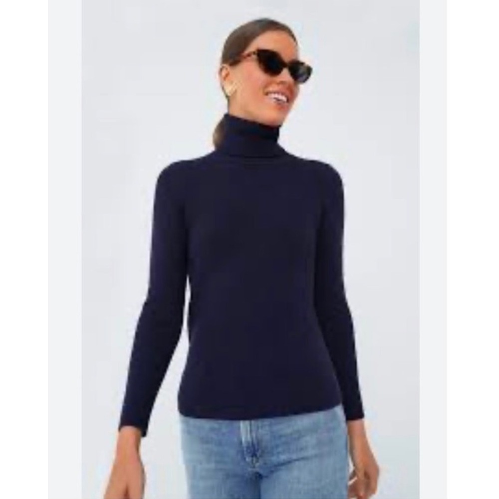 Pomander Place Arlo Black Ribbed Turtleneck Sweater Medium Tuckernuck